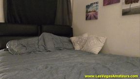 HD Bambi Snow – Interrupts Stepdaddy Gerald To Show Off Her New Wild Print Sex Toy With Him