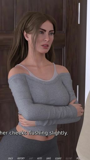 Emotional moment from &quot;Harmony Haven - Chapter 1 - Kevin responds Jennifer&#039;s touch&quot;