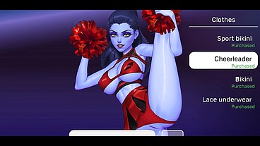 Overwatch Webcam [ Parody Hentai Game ] Ep.3 Widowmaker BBC pussy pounding !