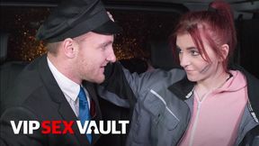 Czech Vanessa Shelby Covered in Cum on Backseat with Chauffeur - VIP SEX VAULT