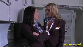 Danny Mountain, Tanya Tate, Veronica Avluv, Voodoo have sex in the plain