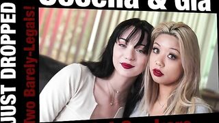 Barely-legal cum chick Cecelia Taylor & Gia DiBella suck it!