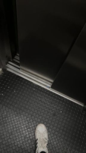 flashing and touching at public elevator