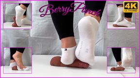 Tommy Hilfiger Socks Cock Crush - Cock Trampling - Sockjob - Footjob - CBT - 4K
