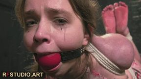 Arina - Bastinado dice game for strictly hogtied cutie (FULL HD MP4)