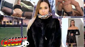 Slutty granny gets busted by German scout's camera, anal&#x1F44C; sex ensues, nasty Russian style