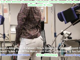 $CLOV Become Doctor Tampa & Give Gyno Exam To Miss Mars As Part Of Her Fresh Student Entrance Physical
