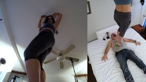 Tilly McReese Dancing on Slave with Headphones on - Above and POV 4K