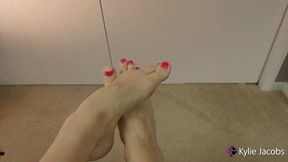 Kylie's Feet JOI POV - Kylie Jacobsx - MP4 720p HD