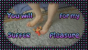 4k | Giantess Femboy Crushes Man