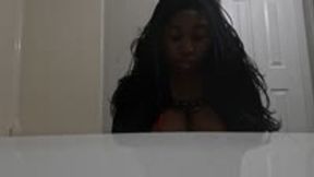 Tiny Human Running Around Giantess Toilet POV 1080