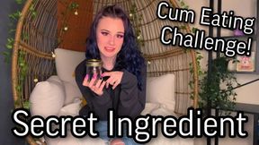 Secret Ingredient Cum Eating Challenge
