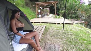 Glamping V.I.P sexo al aire libre (soldier long dick y Mariana Martix)