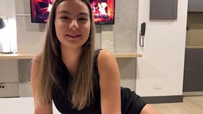 18-Year-Old Petite Stepsister Fucked Her Stepfather, Swallows Cum, Creampie!