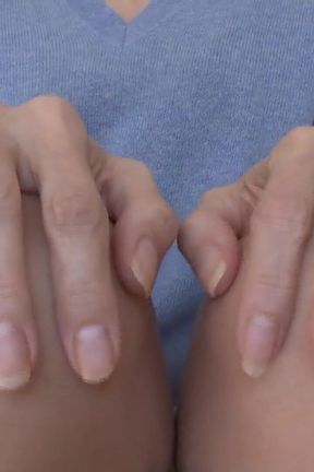 Lady Victoria Valente - Hand Fetish, Short Fingernails, Middle Finger, Close-ups, JOI