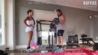 Personal coach fucks 1 of his clients at home -