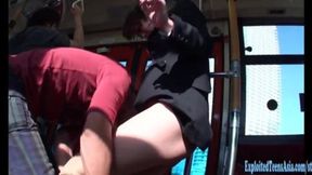 Office Lady Machida Group Sex On Visible Bus During Traffic