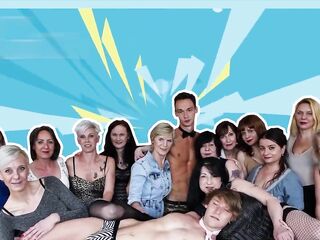 Hottest Granny Orgy on the Rooftop