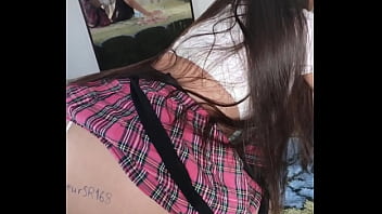 Comendo o cu da estudante gostosa