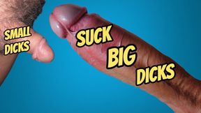 NEW LAW - small dicks Suck BIG DICKS 21 minute AUDIO Encouraged bi ASMR