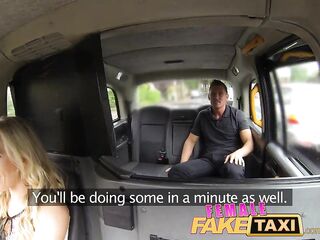 FemaleFakeTaxi Firemans surprise gushing facial compilation
