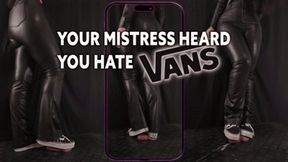 Your Mistress Heard You Hate Vans (Vertical Version) - TamyStarly - Cock Balls Crush Trample, Shoejob, CBT, Trampling, Bootjob, Stomping