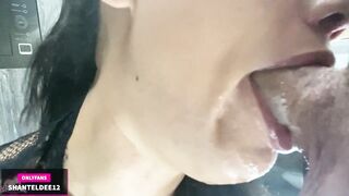 ShantelDee12 Insane Deep Throat Compilation! Throatpie! Facial! Hard Oral Sex! Face Pounded!