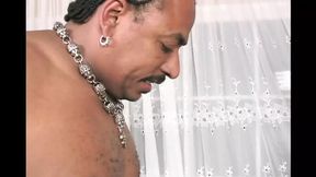 Bratty brunette gets pounded by BBC in wicked interracial DP escapade