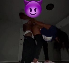 Dogging Her Out in an Abandoned House, Fucked Her Good and Made Her Suck the Cum Out When I Got Tired of Fucking Her