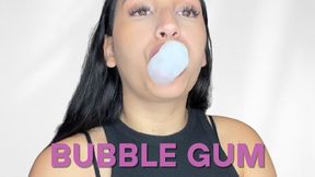 Bubble Gum Fetish – Chewing and Blowing Bubbles