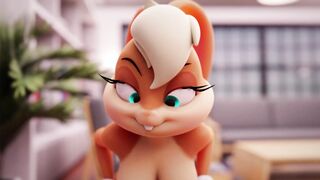 Lola Bunny toy riding