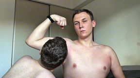 mutual armpit worship & deep kissing ends in cum [4k]