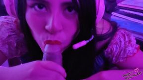 AMIGO watch as YOUR WIFE LICKS YOU GOOD AND DIRTY while THEY PLAY FALLGUYS - PART 1