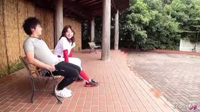 Sexy Japanese teen seduced in risky creampie anal&#x1F44C; by classmate in uncensored JAV