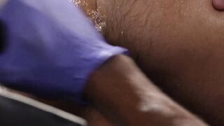 Hunk Security Andre Donovan rims sexy jock Luca on duty