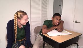 Detention is black time for this innocent babe