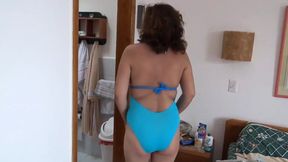 Compilation: My 58-year-old wife flaunts in a bikini then fucks