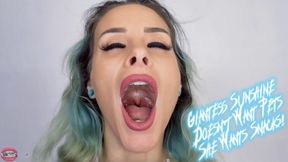 Giantess Sunshine Doesn't Want Pets She Wants Snacks! - 4K