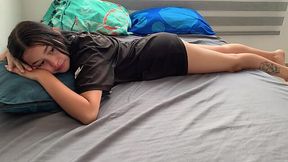 My Horny Little Stepsister Begs for My Throbbing Dick on Her Birthday, Craves Every Drop of Cum