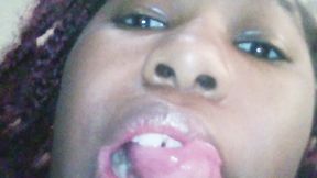 Giantess uses her Gigantic Sexy Mouth to Play Kinky Games with Tiny Husband POV 4k