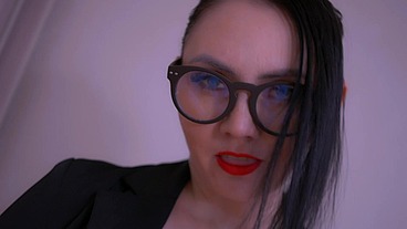 Lewd girl pegging her man's and gets cum.