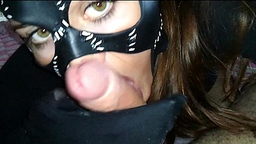 Nylonxtreme - update #26 - Catwomen blowjob nylon