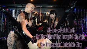 The Transparent Inflatable Plug ft Rubber Diva Miss Lucy and Lola Noir