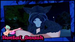 Tight ass&#x1F351; ravaged in the park, POV, monster hentai