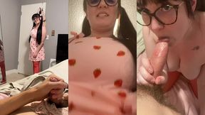 slutty stepsister sucks and fucks you