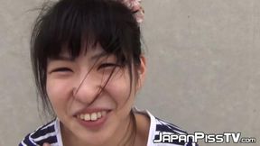 Tiny Dirty Japanese Cutie Pisses While Masturbating Her Cunt&#x1F32E;&#xFE0F; Outdoors
