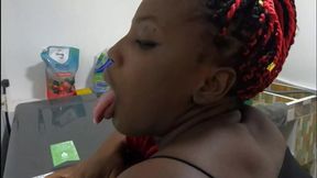 Downstairs Laundry Orgy: Boss Man Fucks Teen Black Chick Against Laundry Machines - NSFW