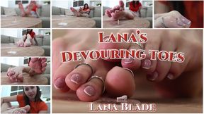 Lana's devouring toes (1080p)