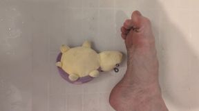 Barefoot Stomp Kick and Pee Plushie Stuffed Toy