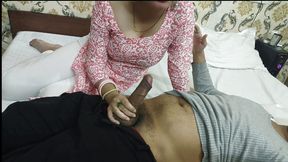 Indian Cheating Wife Fucking with Another Man but Caught! Hindi Sex